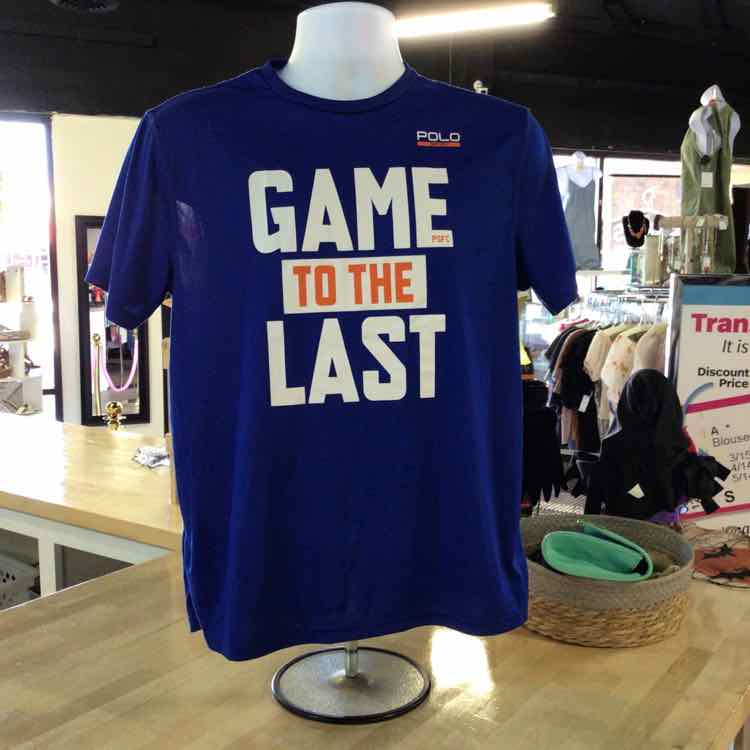 polo sport Size S Blue Preloved MENS T-shirt