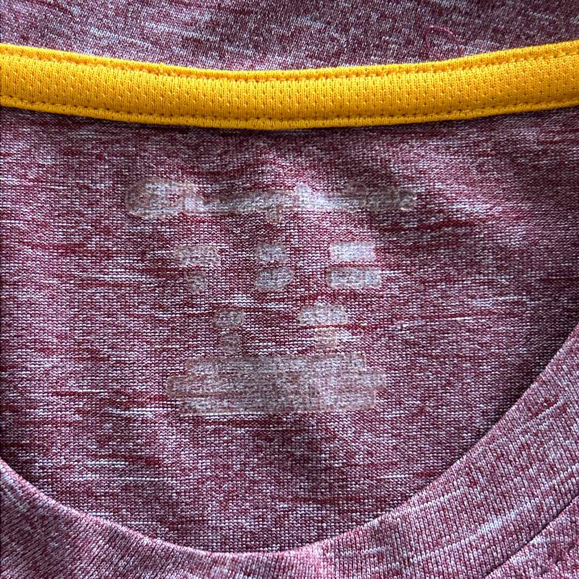 Champion Size S Burgundy Athletic Tee