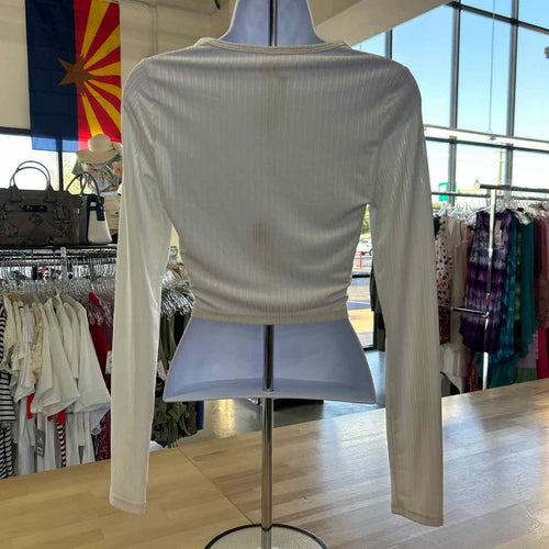 Abound Size S White Preloved Longsleeve