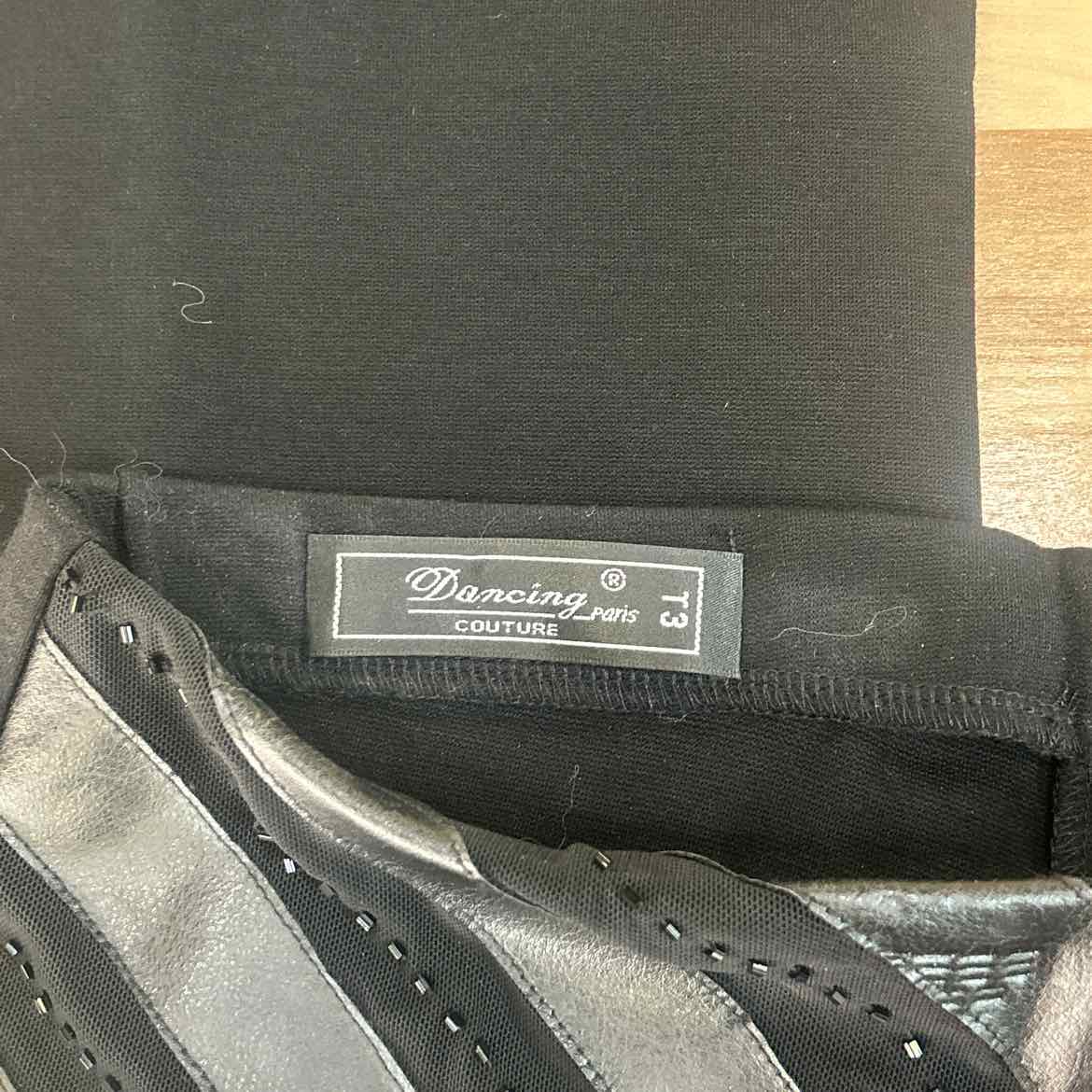 Dancing Couture Size M Black Beaded Preloved Pants