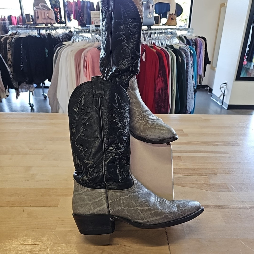 Nocona Size 10.5 Gray/Black MENS Boots