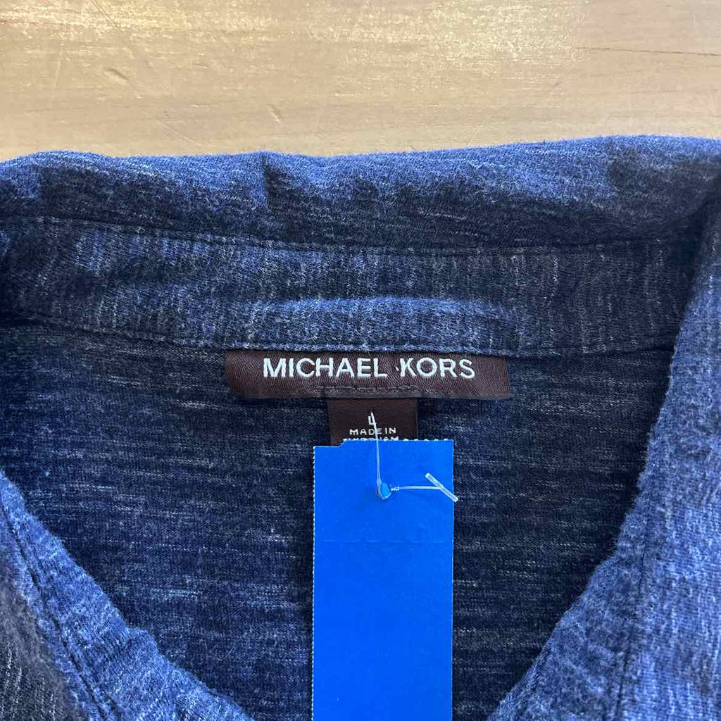 Michael Kors Size L Blue Preloved MENS Polo