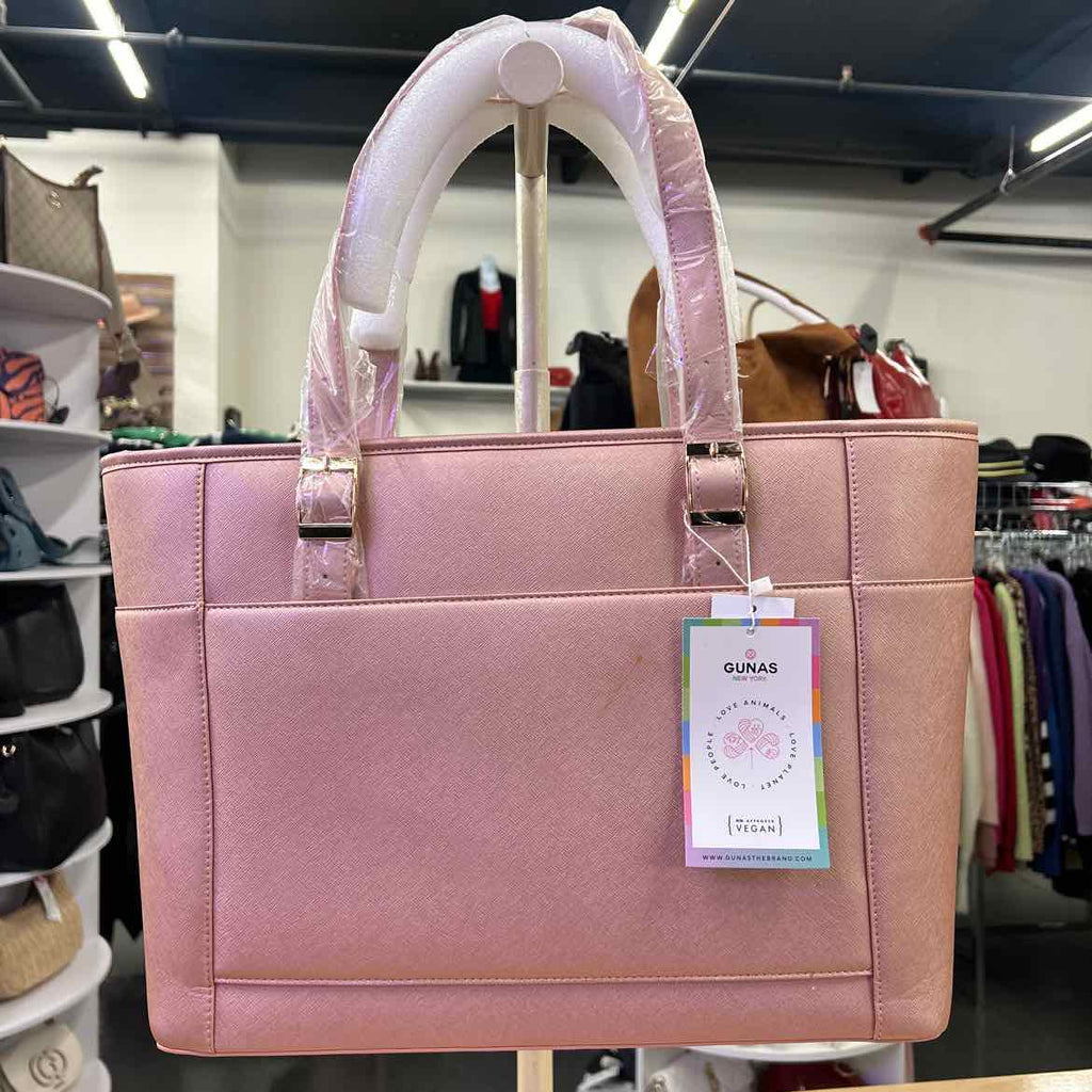 GUNAS New York Miley - Light Pink Vegan Leather Laptop Bag