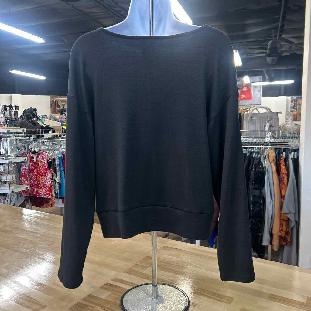 June & Hudson Size 1 Black Preloved Cardigan