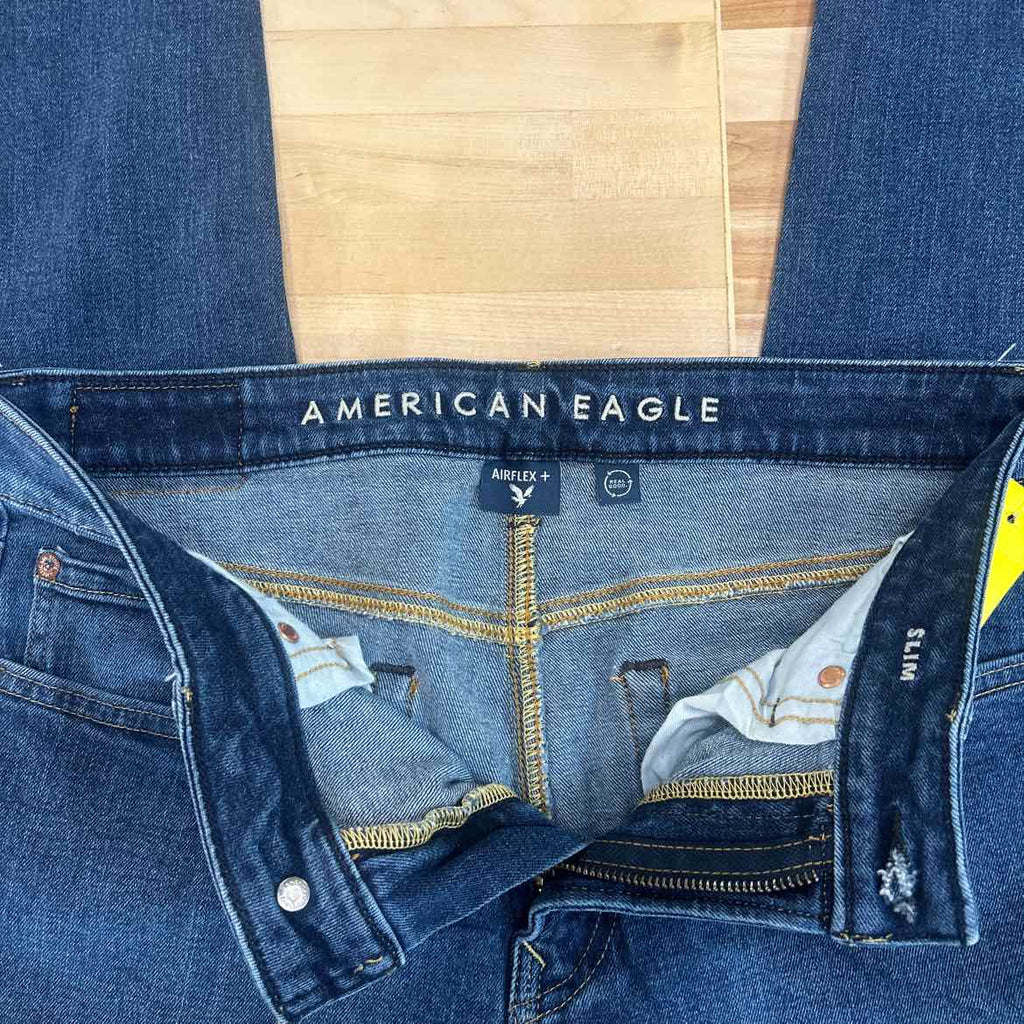 American Eagle Size 30x34 Blue MENS Jeans