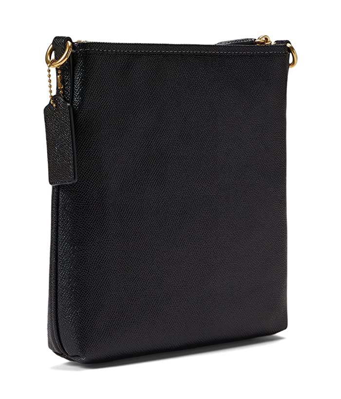 COACH Crossgrain Leather Kitt Crossb Black