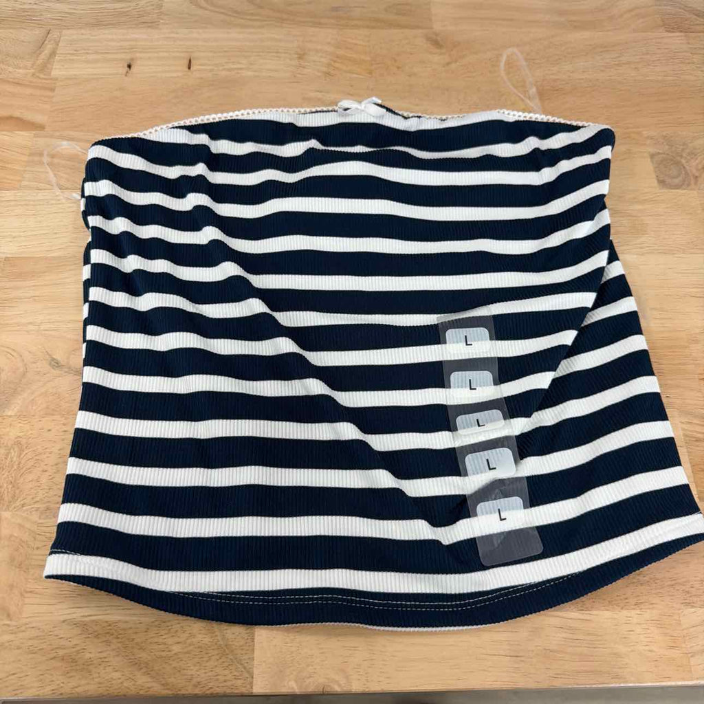 Just Polly Size L Printed Tube Top