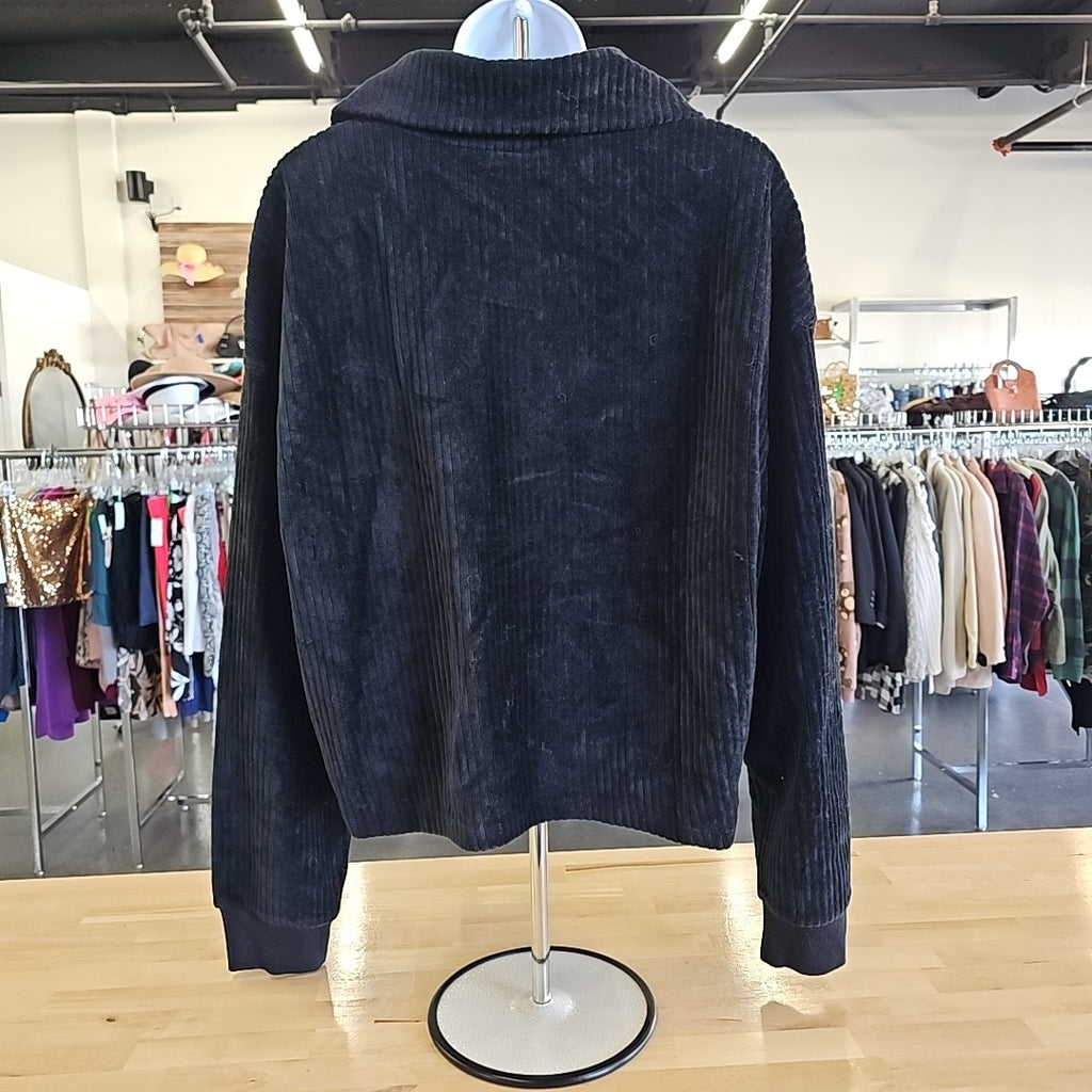 Self E Size XL Black Cardigan