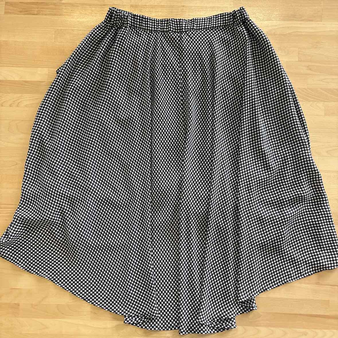 Elle Size L Black/White Skirt