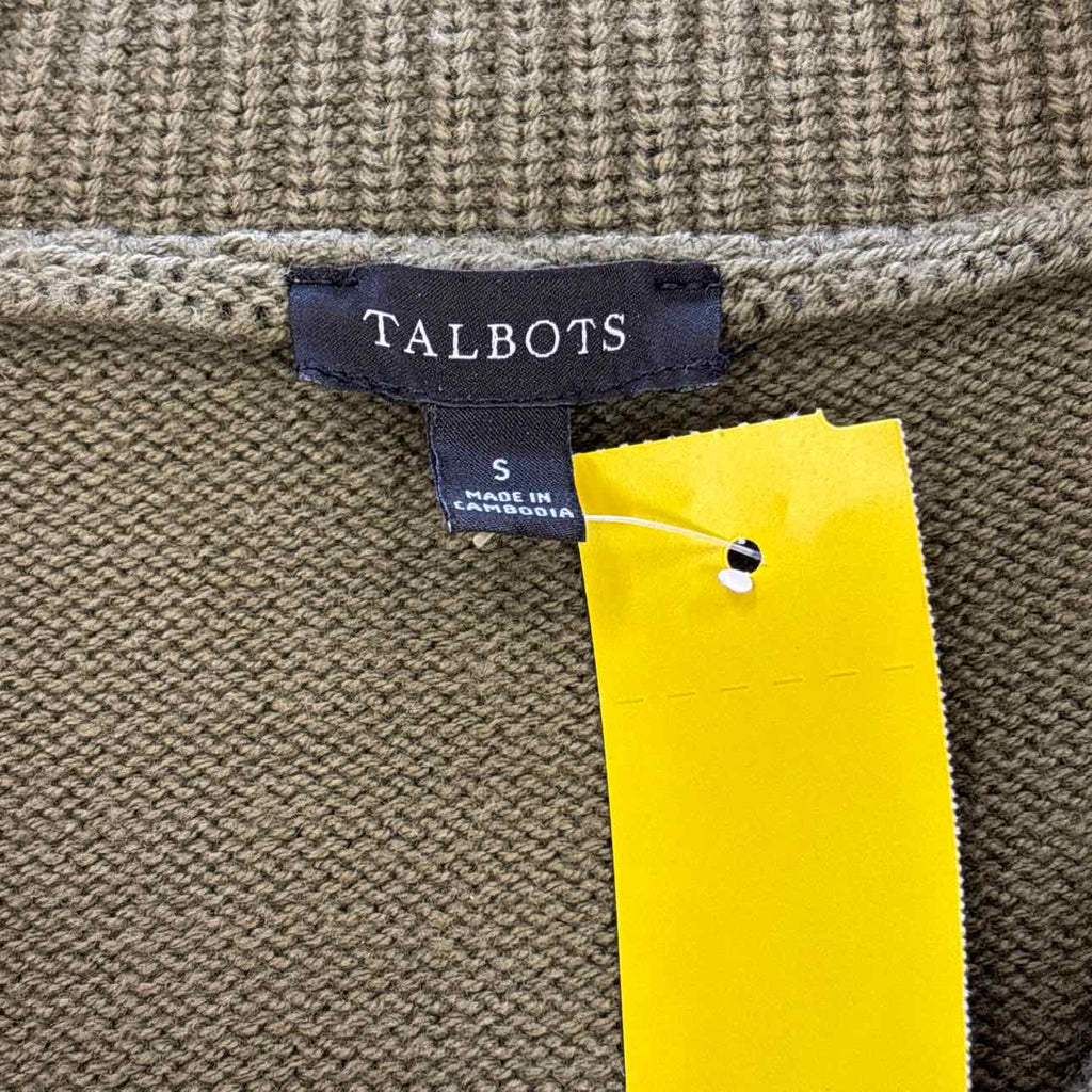 Talbots Size S Green Preloved Vest