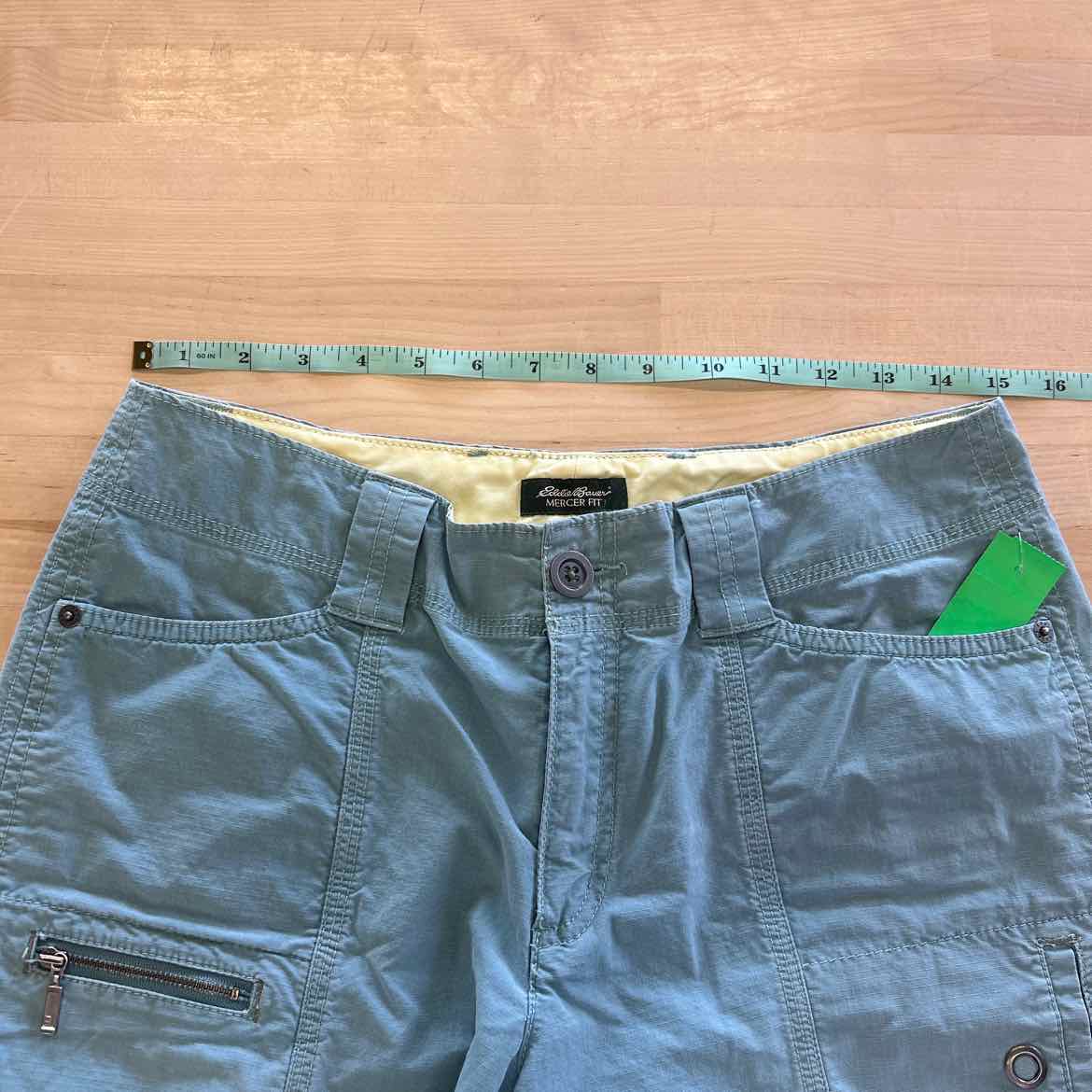 Eddie Bauer Women Size 8 Aqua Preloved Shorts