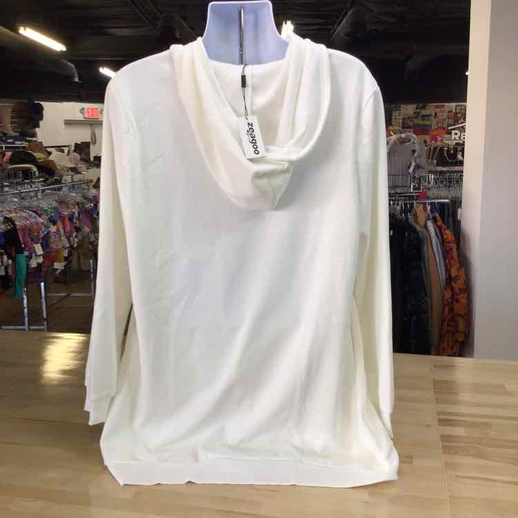 Zeagoo Size 2XL White Preloved Sweater