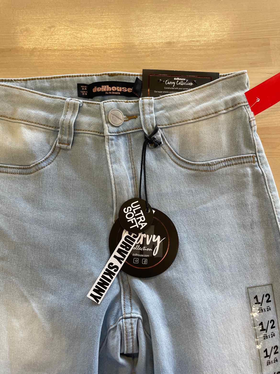 dollhouse Size 1/2 Blue Jeans