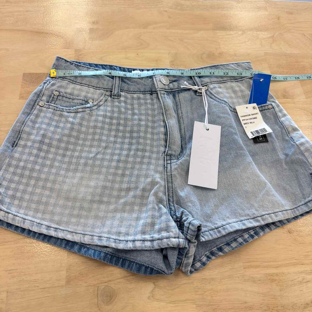 Indigo Rain Women Size 7 Blue New Shorts
