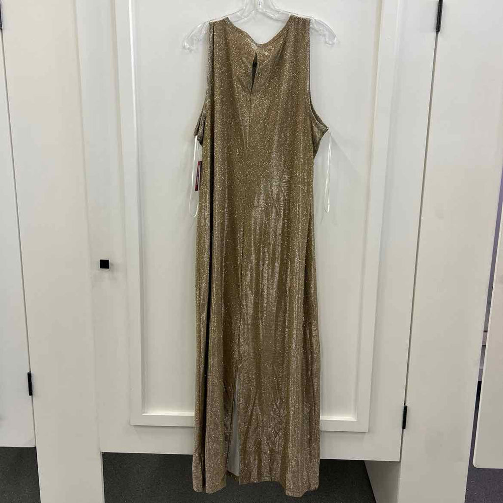 Vince Camuto Size XL Gold Dress