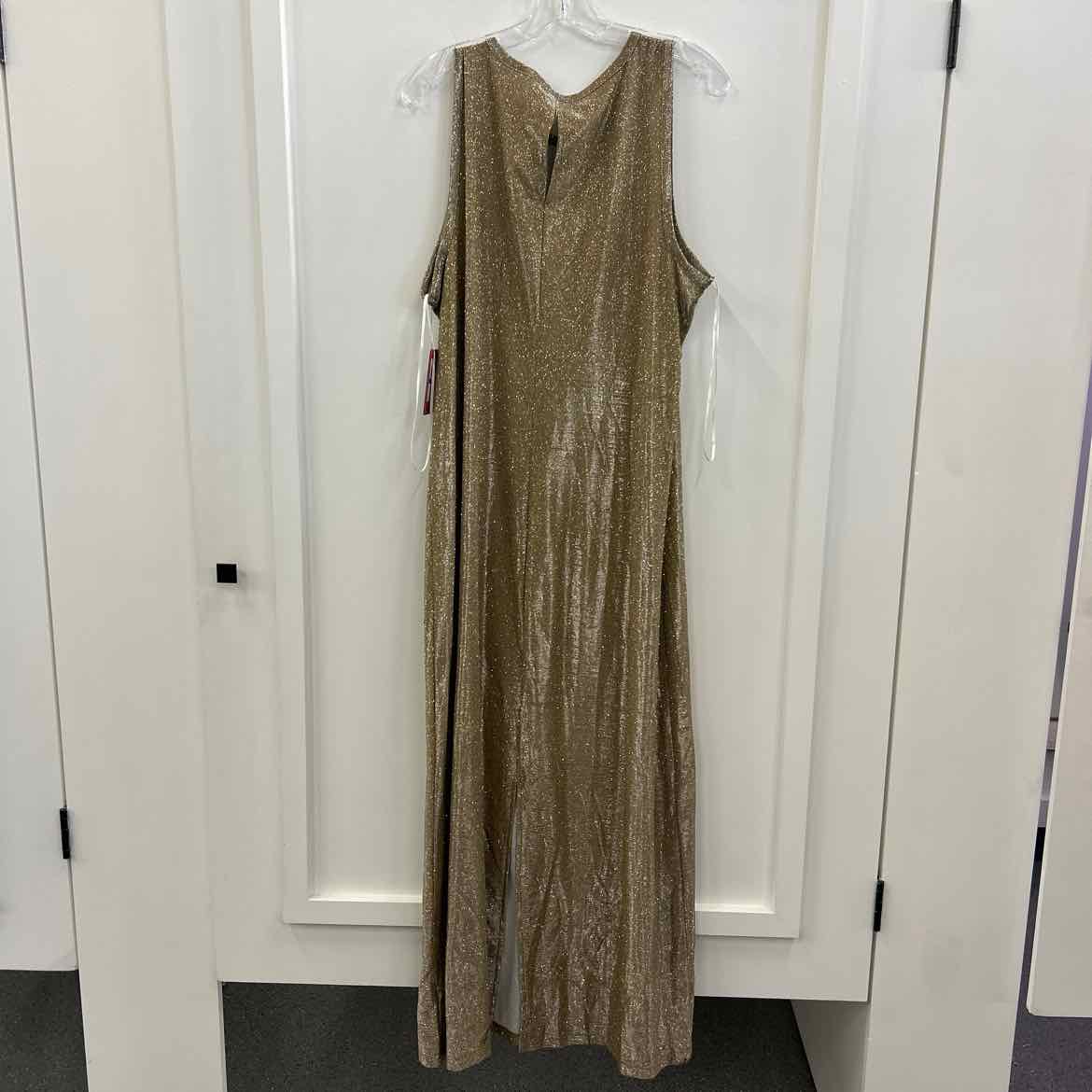 Vince Camuto Size XL Gold Dress
