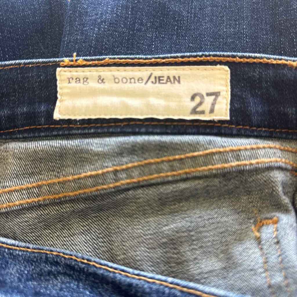 Rag & Bone Size 27 Blue Skinny Jeans