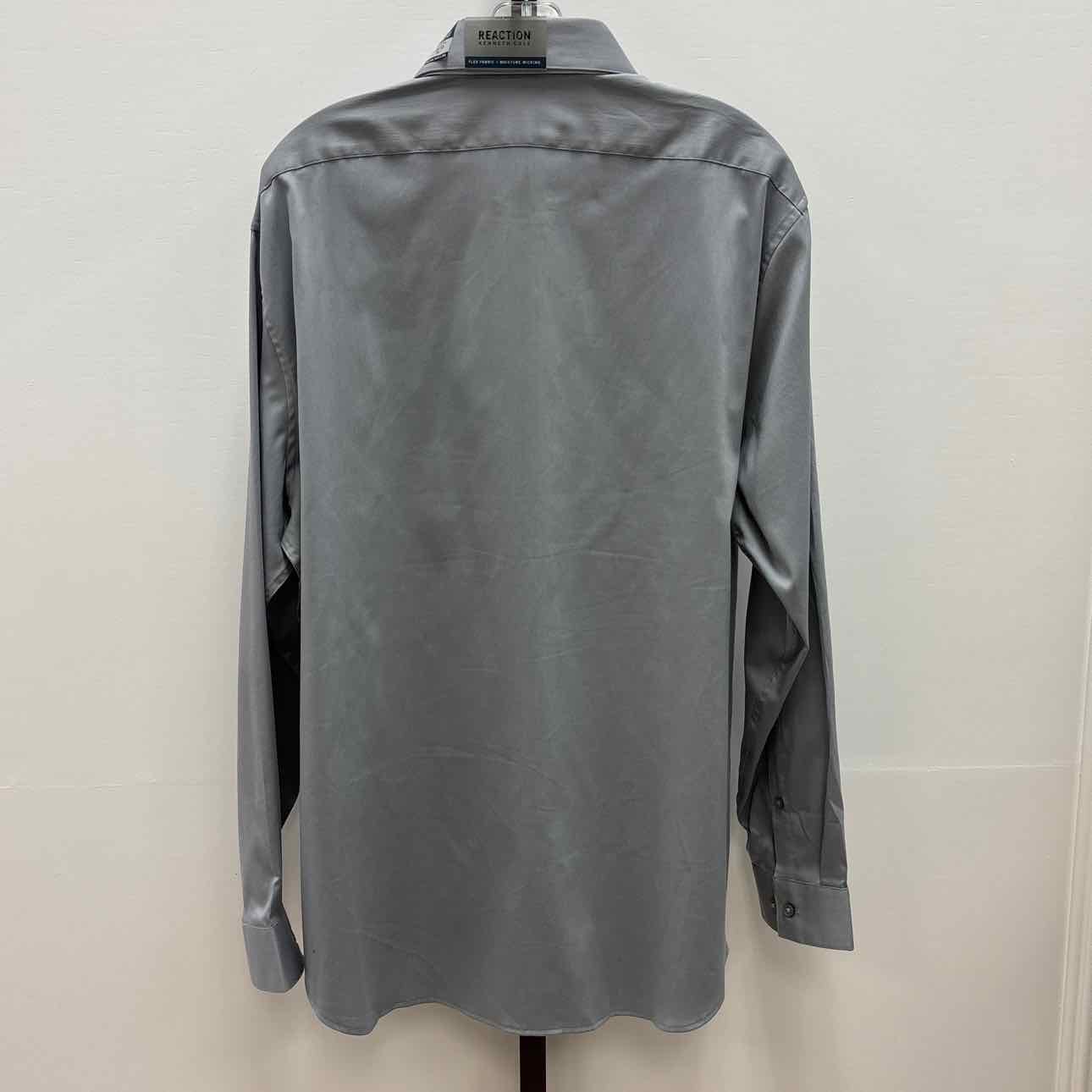 Kenneth Cole Size XL Men's Slim Fit Stretch Dress Shirt