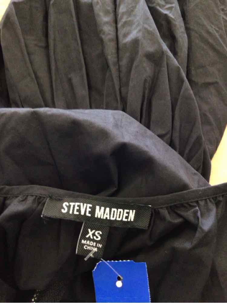Steve Madden Size XS Black New Dress