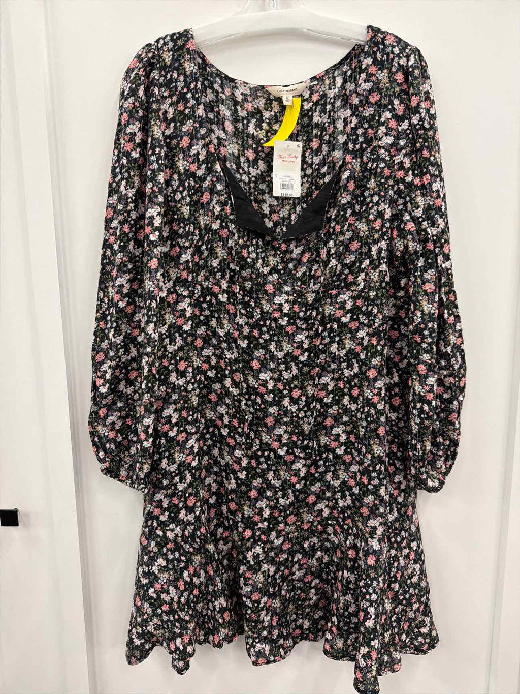 Lucky Brand Size XL Black Dress