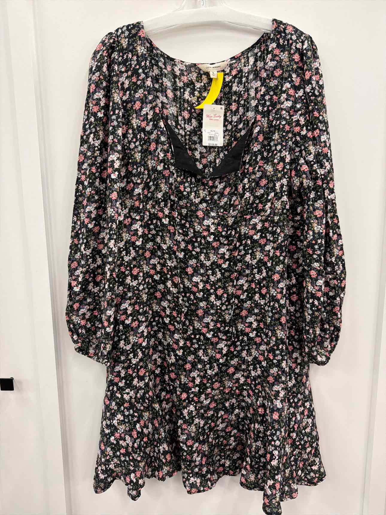 Lucky Brand Size XL Black Dress