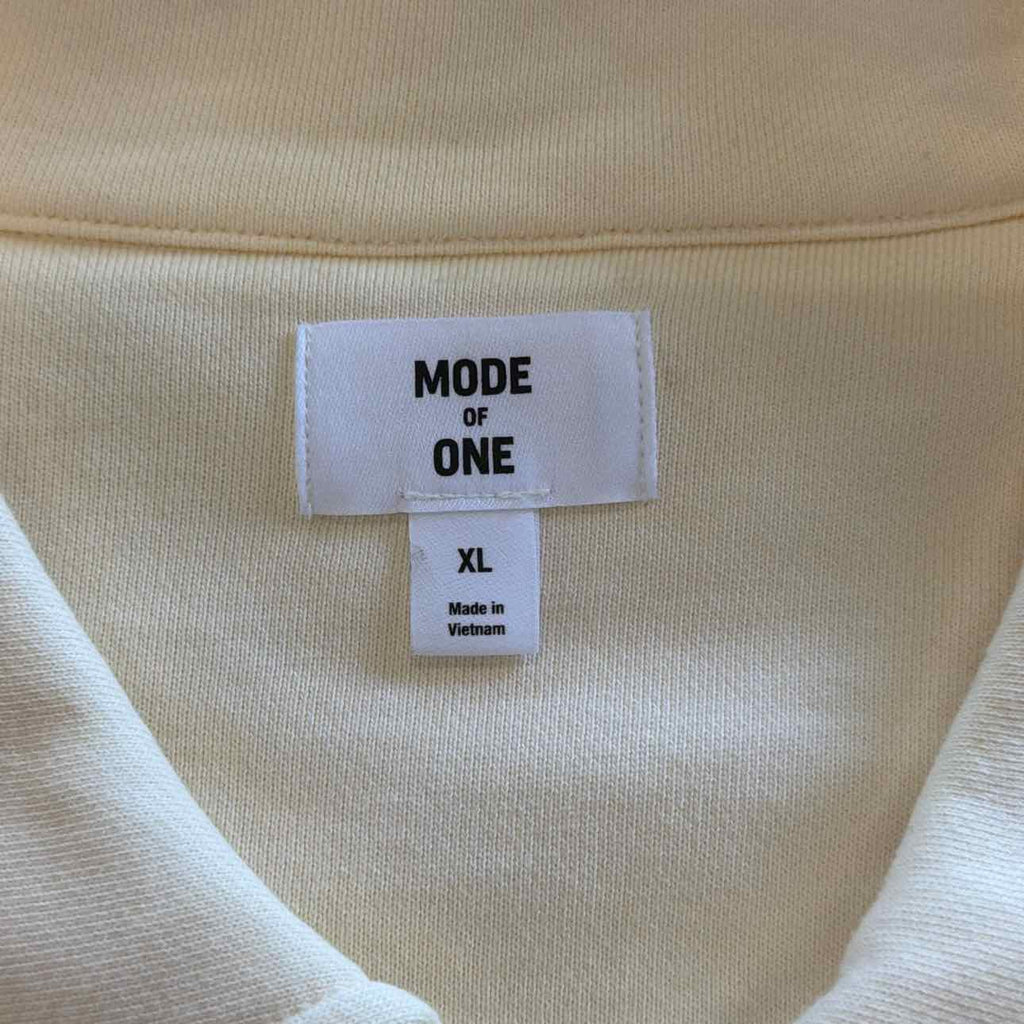 Mode Of One Size XL Cream New MENS Polo