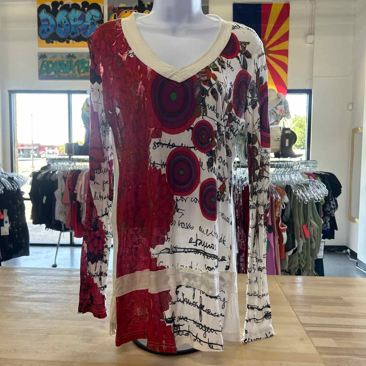 Desigual Size XL Multi-Color Preloved Tunic