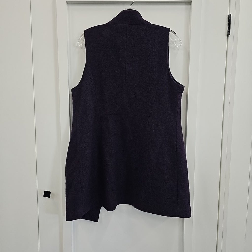 Chico's Size 0 (S) Purple Vest