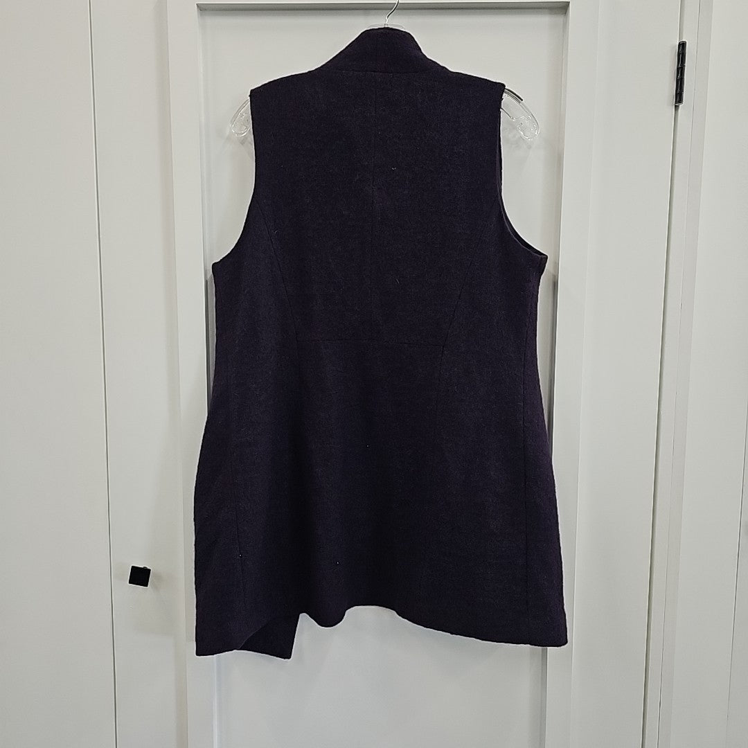 Chico's Size 0 (S) Purple Vest