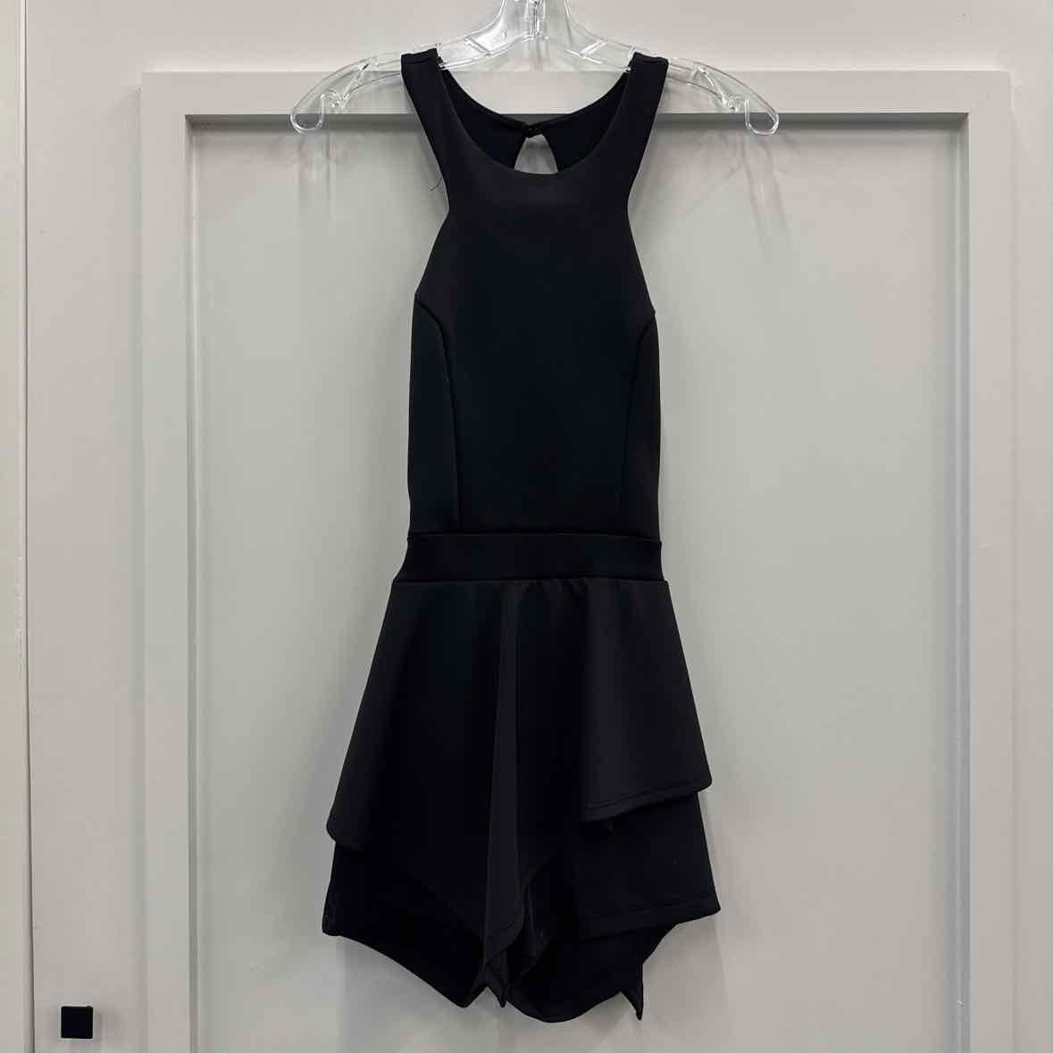 Charlotte Russe Size M Black Preloved Romper