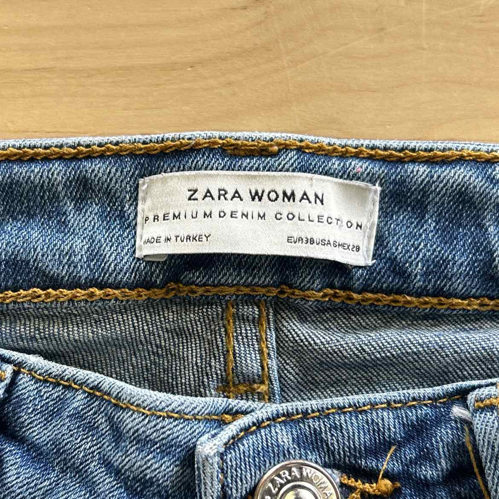 zara Size S Blue Preloved Jeans