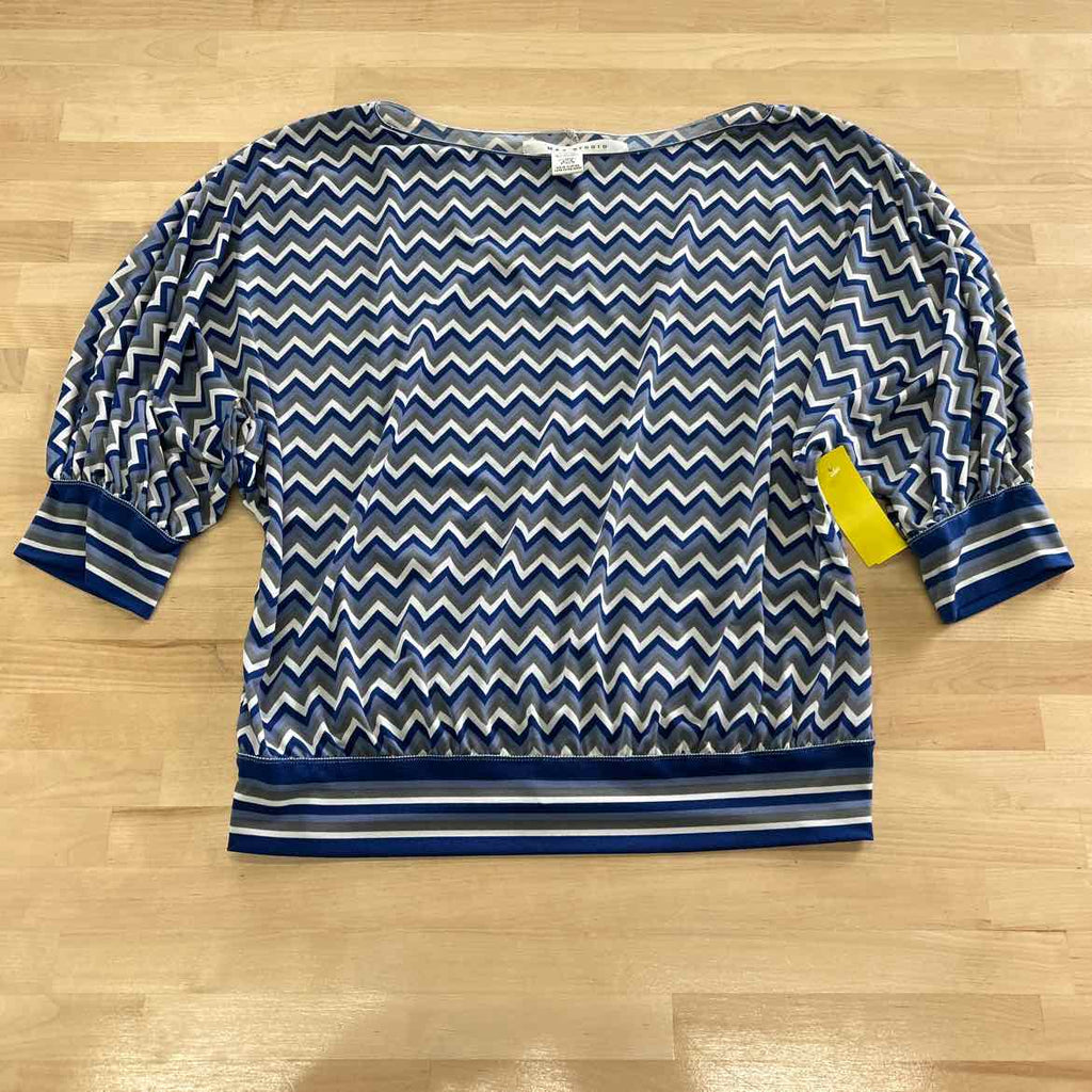 Max Studio Size S Blue Blouse