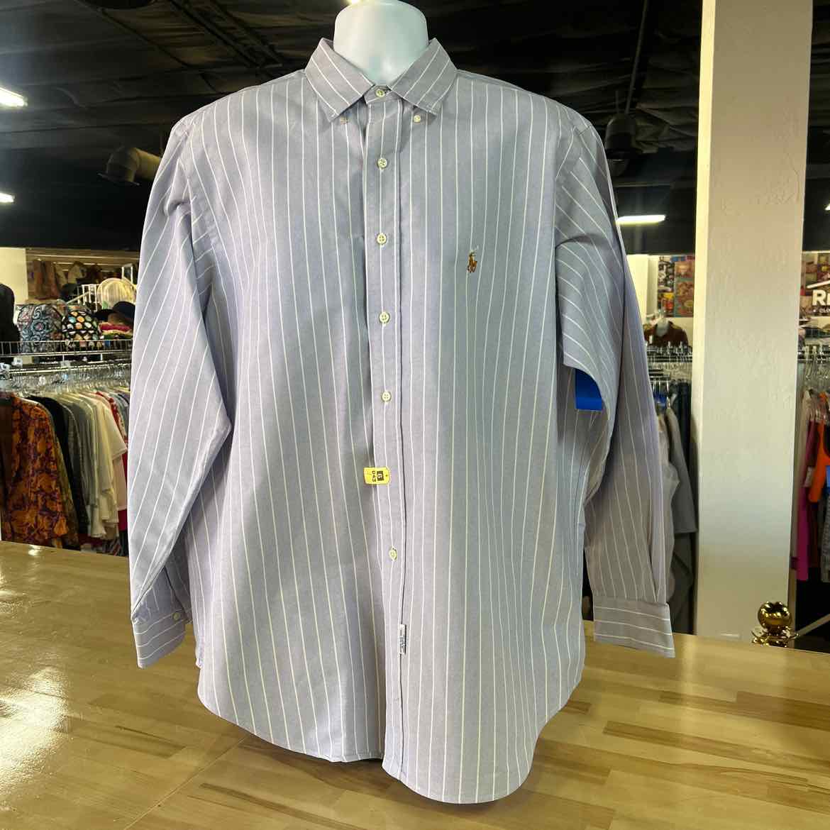 Ralph Lauren Size XL Blue Preloved MENS Polo