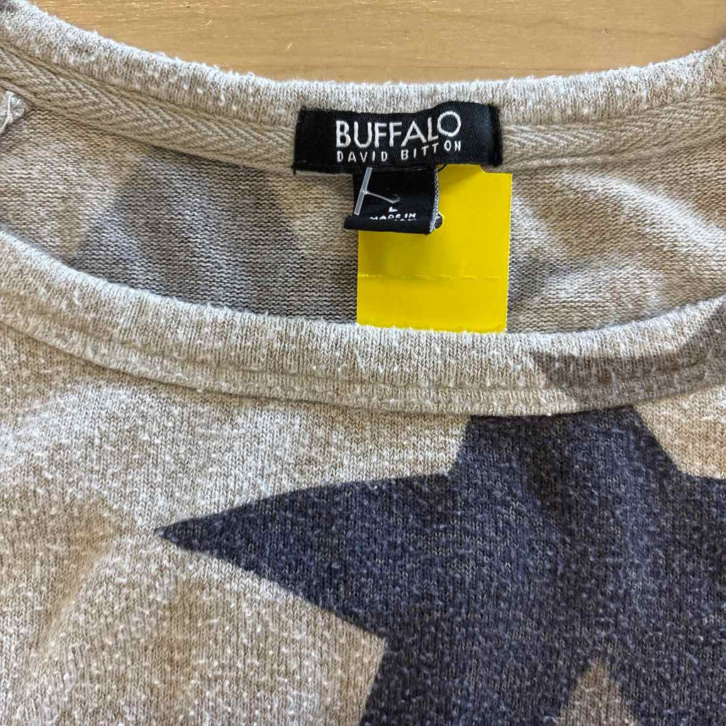 Buffalo Size L Gray Sweater