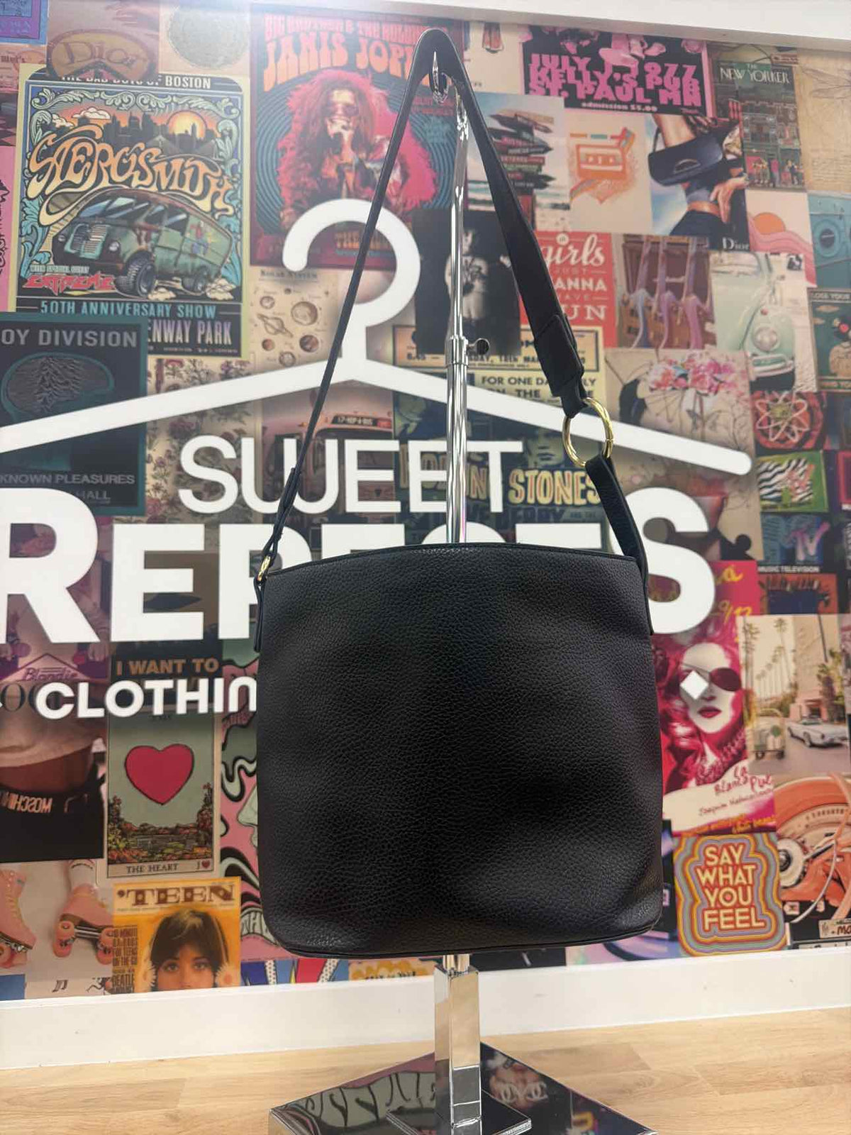Steve Madden Black Vegan Purse