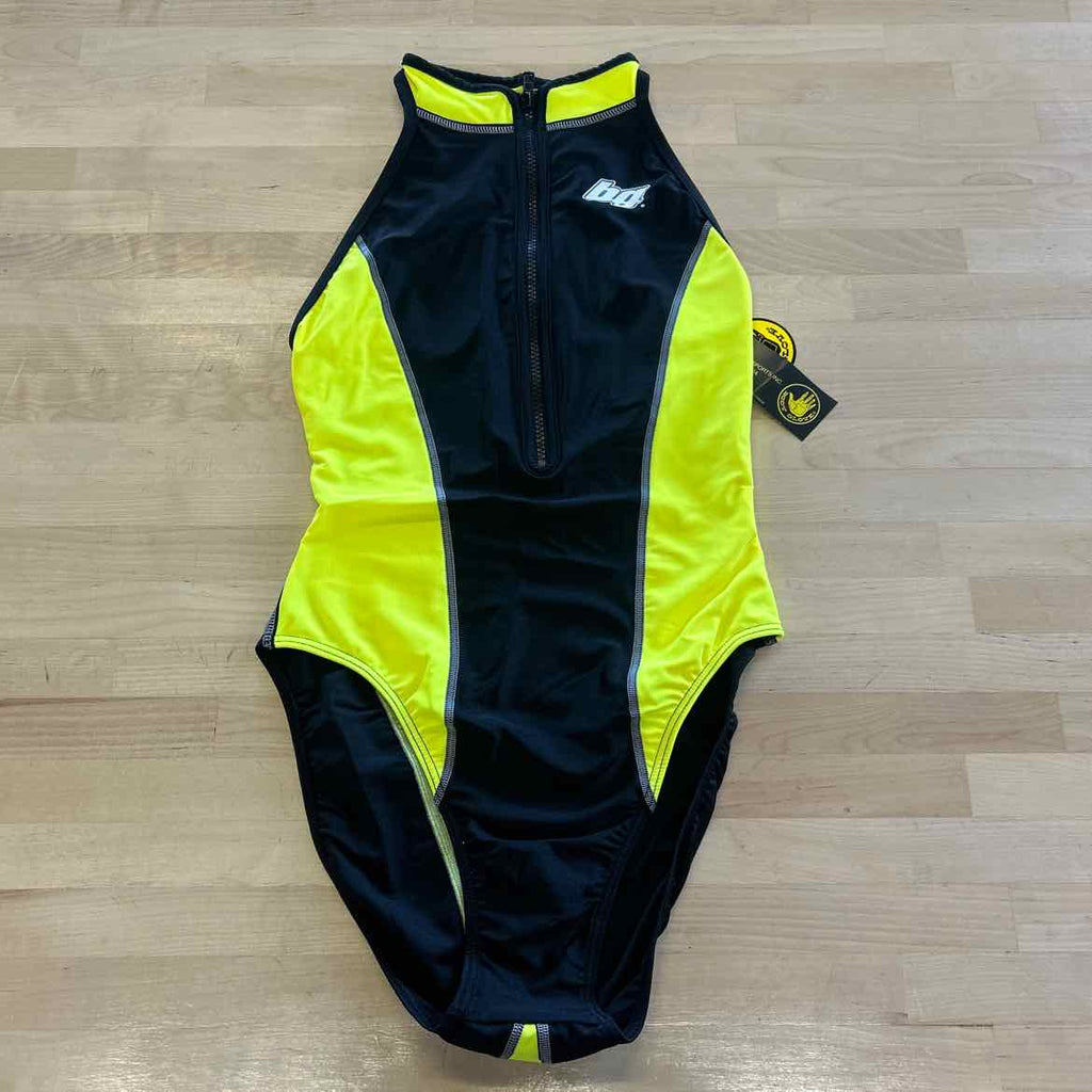 BodyGlove Size 8 Yellow & Black New Swimsuit