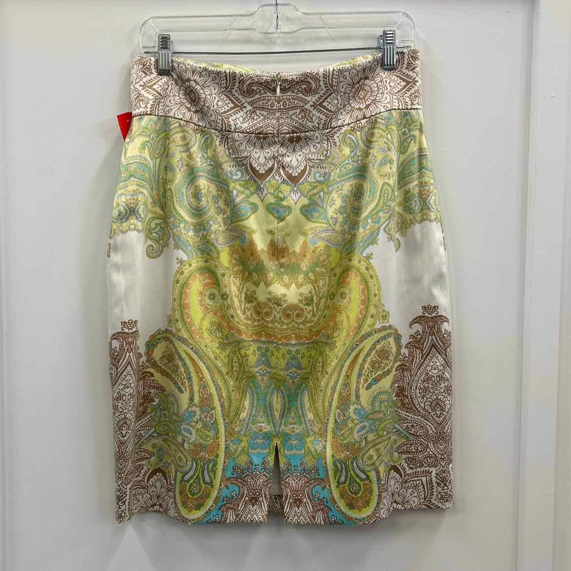 Antonio Melani Size 8 green and tan Preloved Skirt