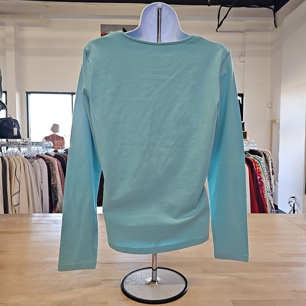 FadedGlory Size M Blue Long Sleeve