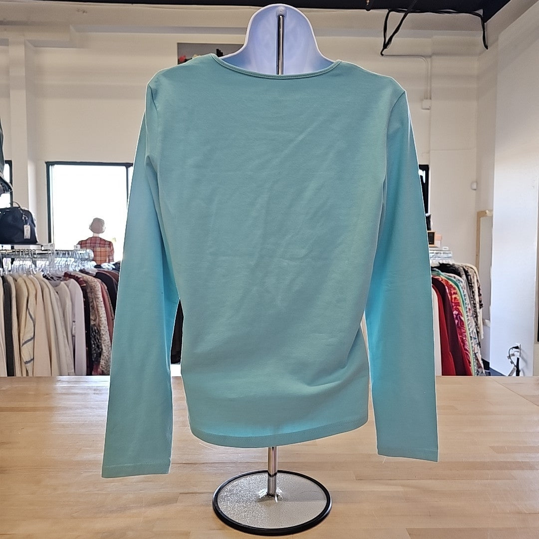 FadedGlory Size M Blue Long Sleeve