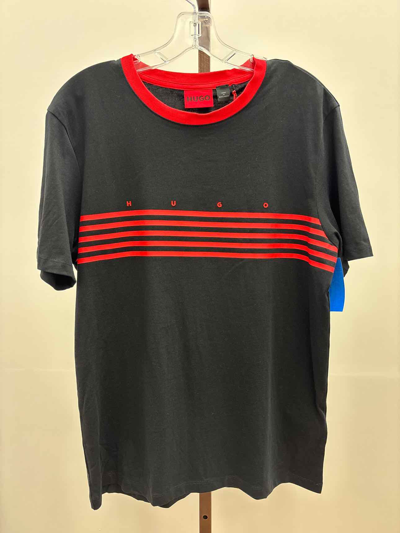 HUGO Size M Red Black New MENS T-shirt