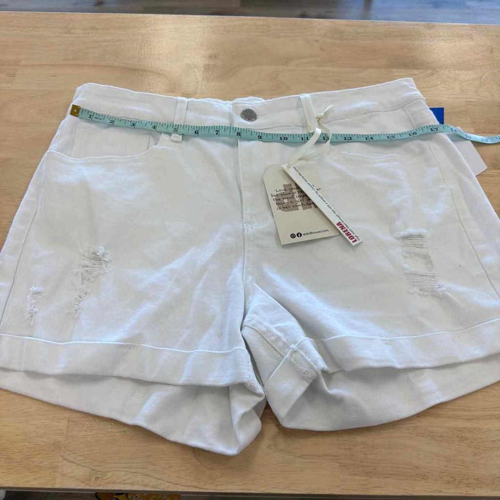 dollhouse Women Size 33 White New Shorts