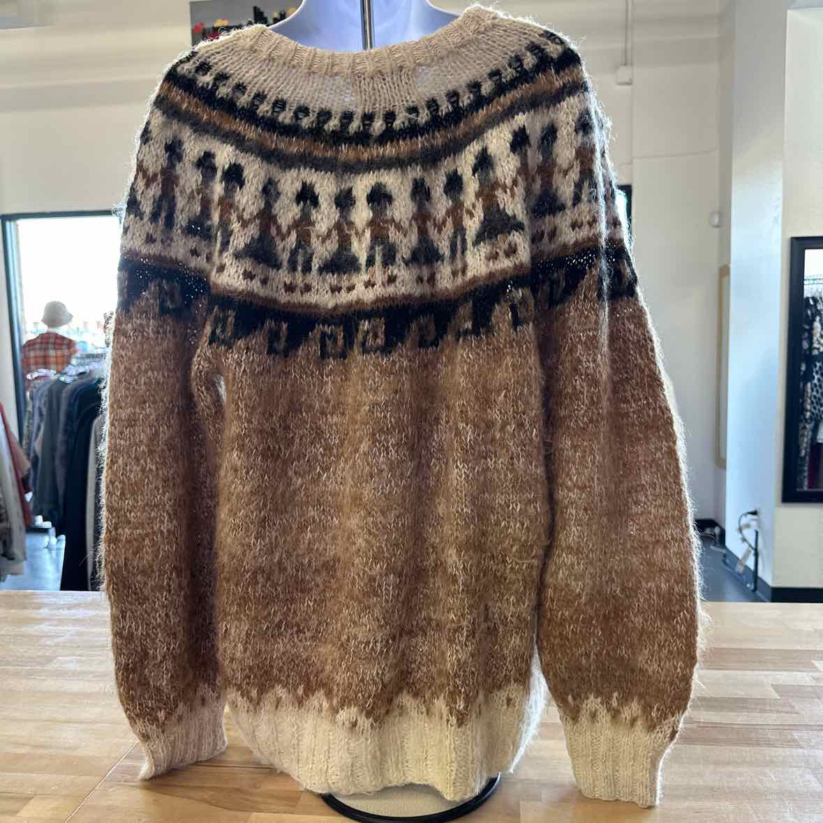 Alpaca Imports Size XL Brown Sweater