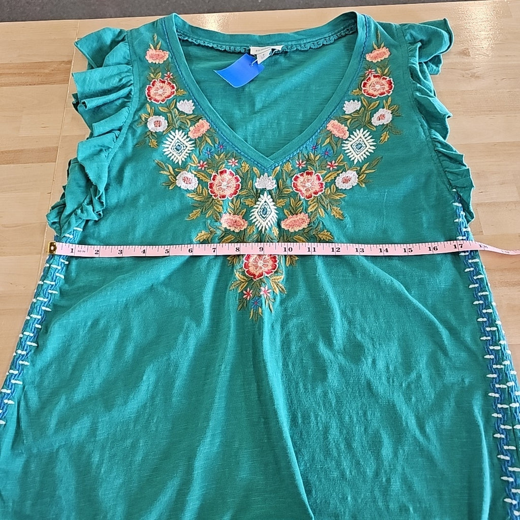 Sundance Size S Turquoise Blouse