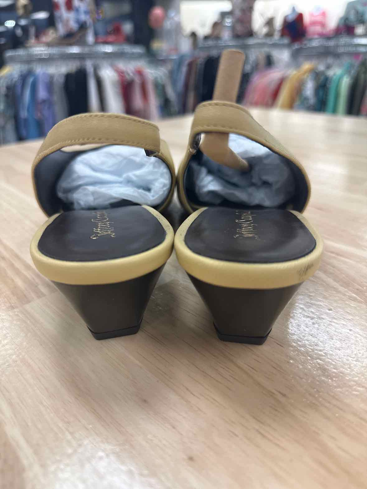 Jeffrey Campbell Size 10 Yellow Snoop Leather Slingbacks