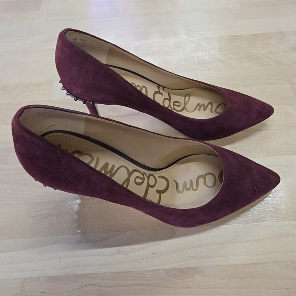 Sam Edelman Shoe Size 7 Maroon Heels