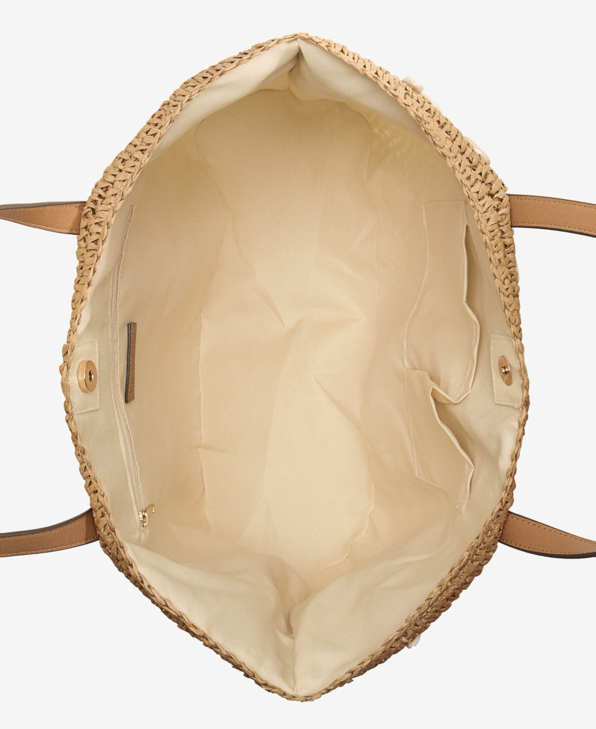 Style Co Extra-Large Shell Straw Tote Seashells