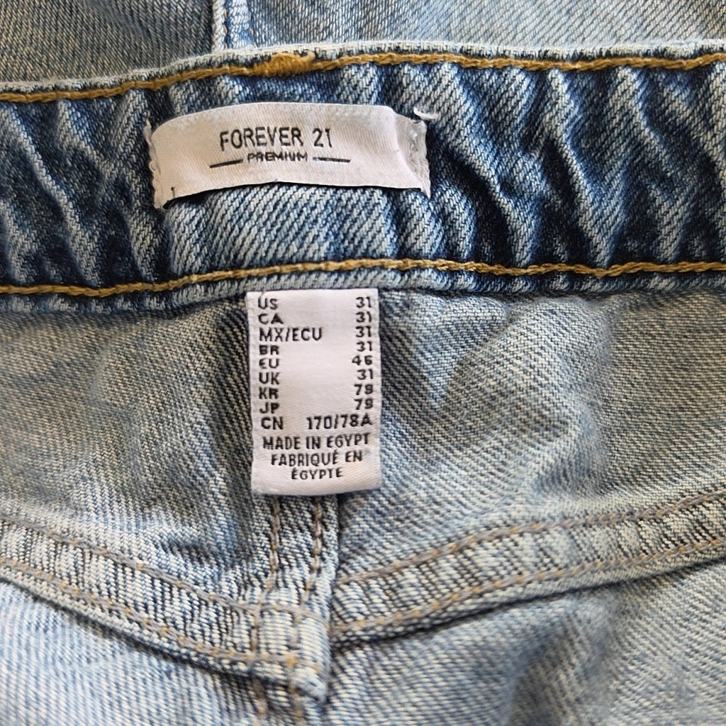 Forever 21 Women Size 31 Blue Preloved Shorts