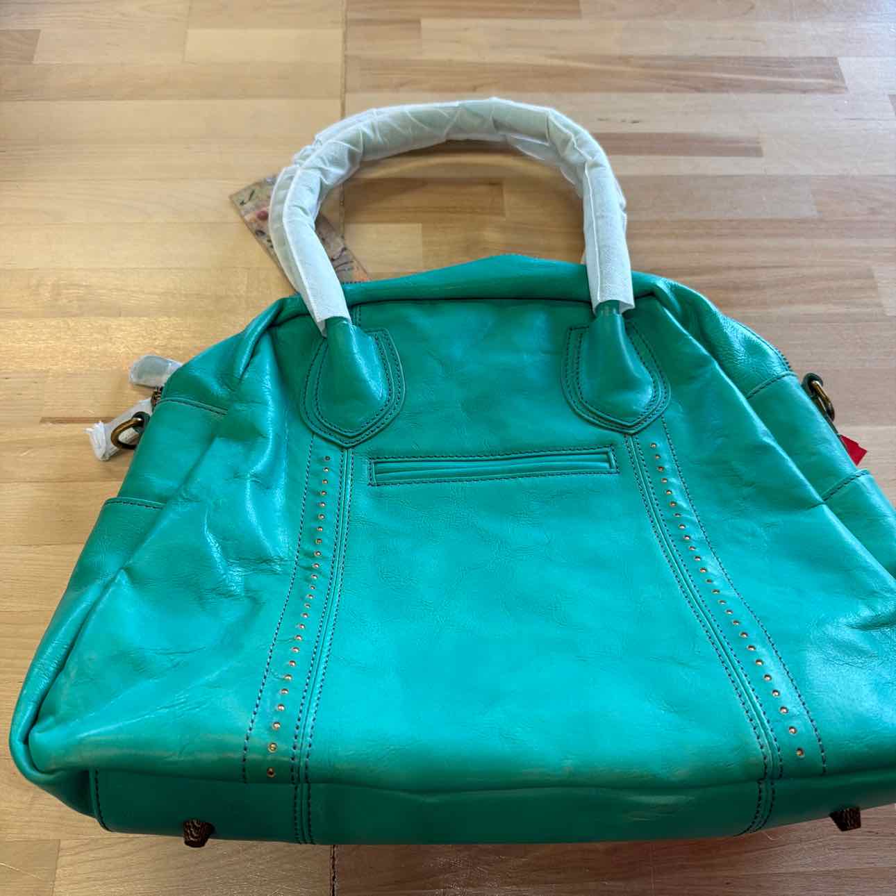 Old Trend Women's Satchels Aqua - Aqua Vintage Leather Satchel