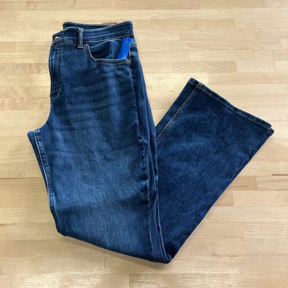 lee Size 16 Blue Denim Preloved Jeans