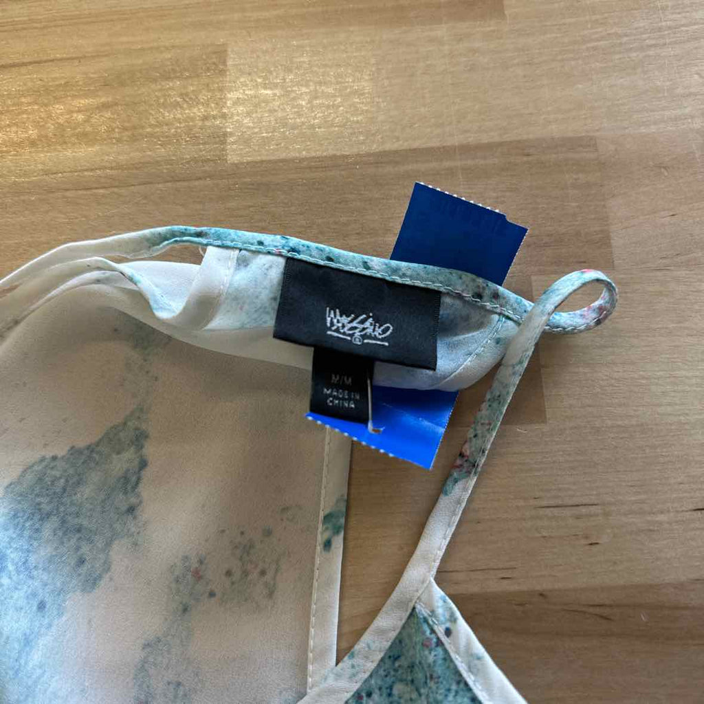 mossimo Size M Blue Sleeveless